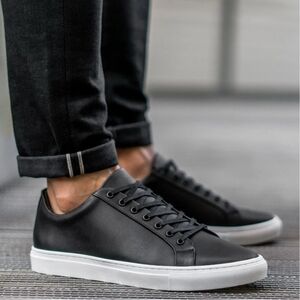 Thursday Boot Company Premier Low Top Black Leather Sneakers Mens Size 11.5